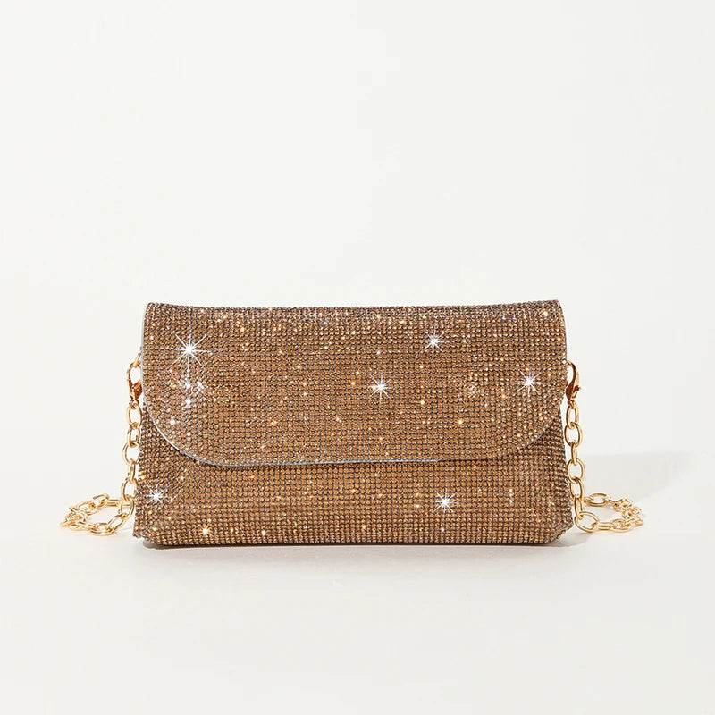 Sparkling Diamond Evening Clutch: Rhinestone Elegance for Women - Stylemein