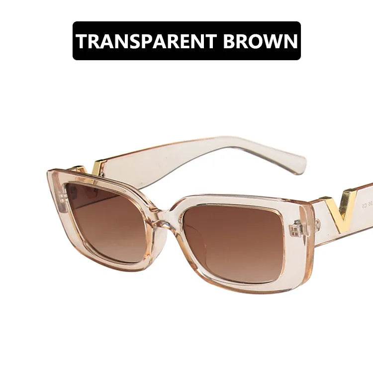 Stylemein - Retro Rectangle Sunglasses – Vintage Small Frame Eyewear for Women
