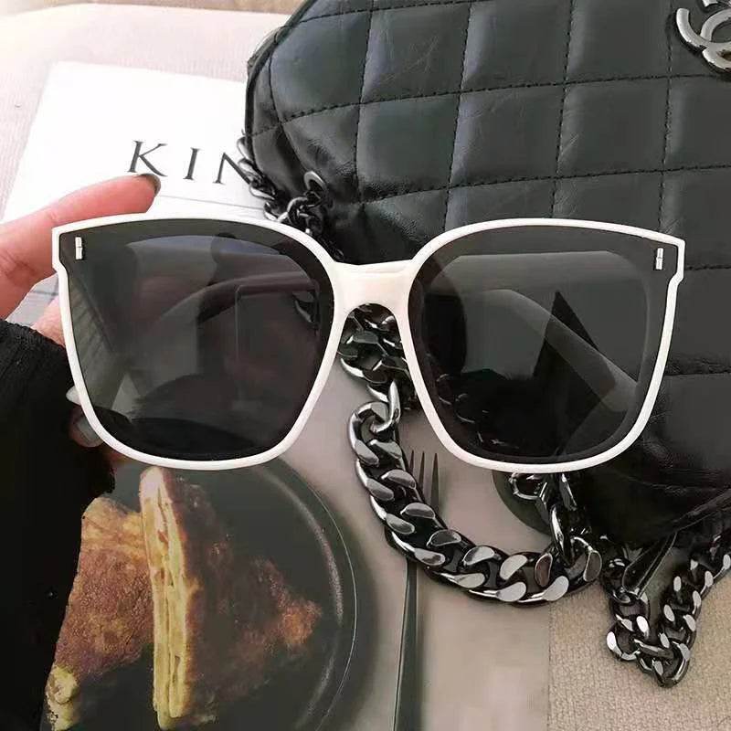 Stylemein - Korean Fashion Square Sunglasses Women Men Retro Beach Eyewear