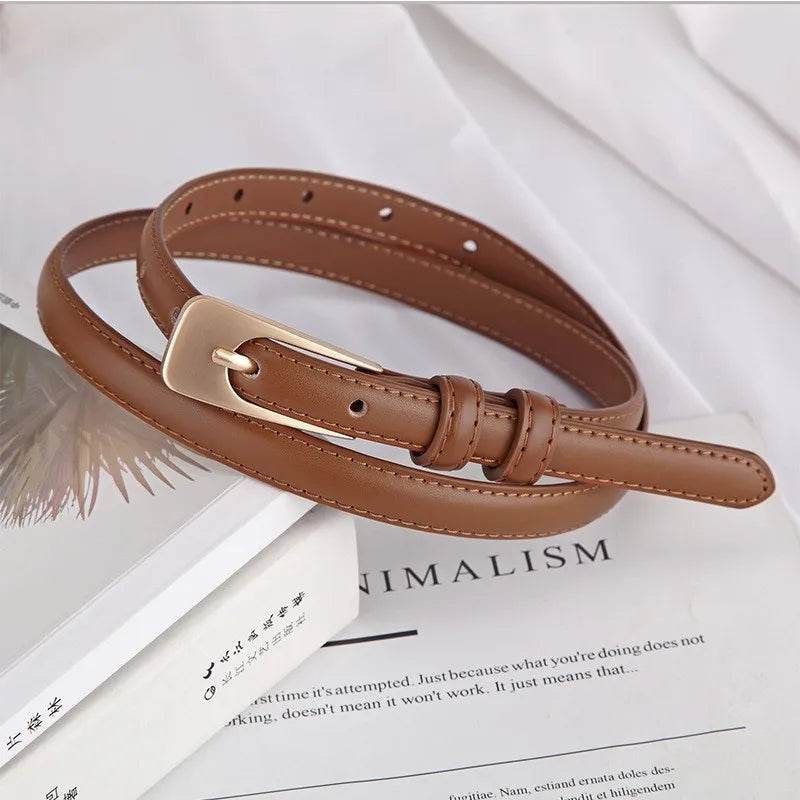 Runway Vintage Leather Waist Corset Belt: Chic Dress Accent - Stylemein