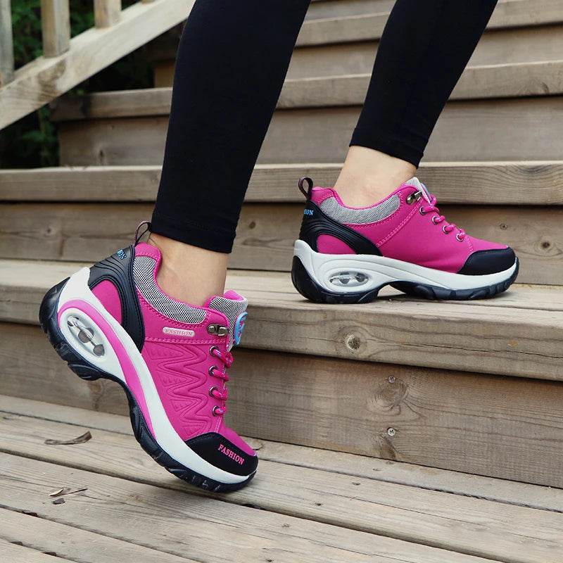 Stylish Platform Sneakers for Women: Comfortable, Breathable & Perfect for Walking - Stylemein