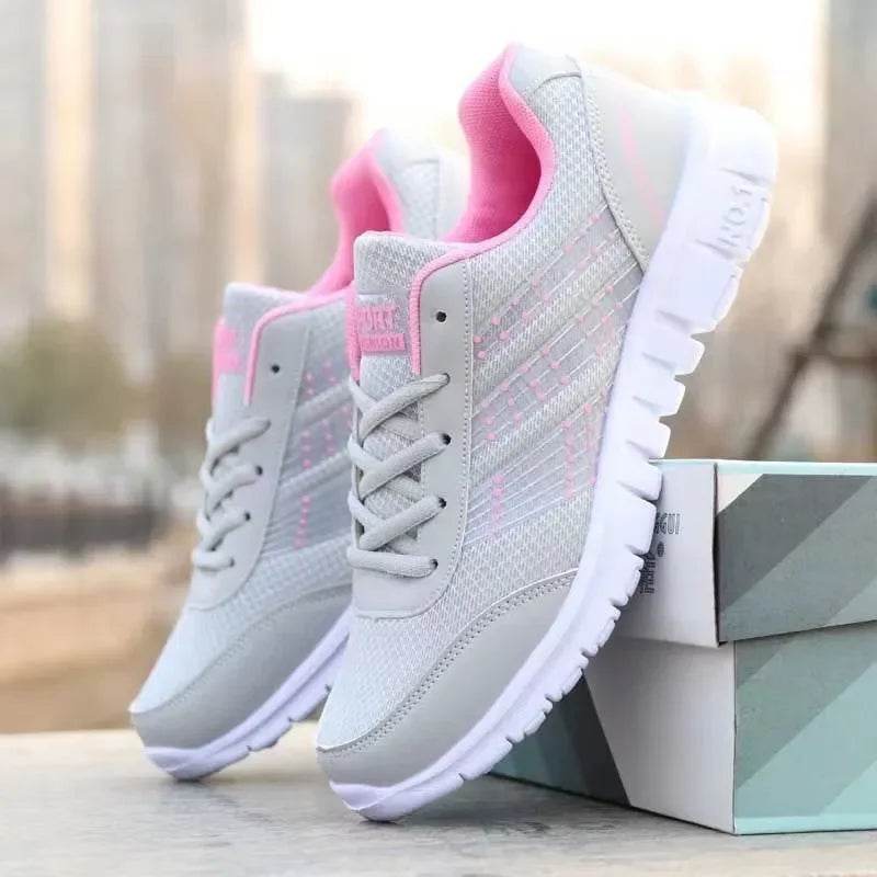 Women Lightweight Breathable Sneakers, New Tennis Shoes, Casual Women Sneakers - Stylemein