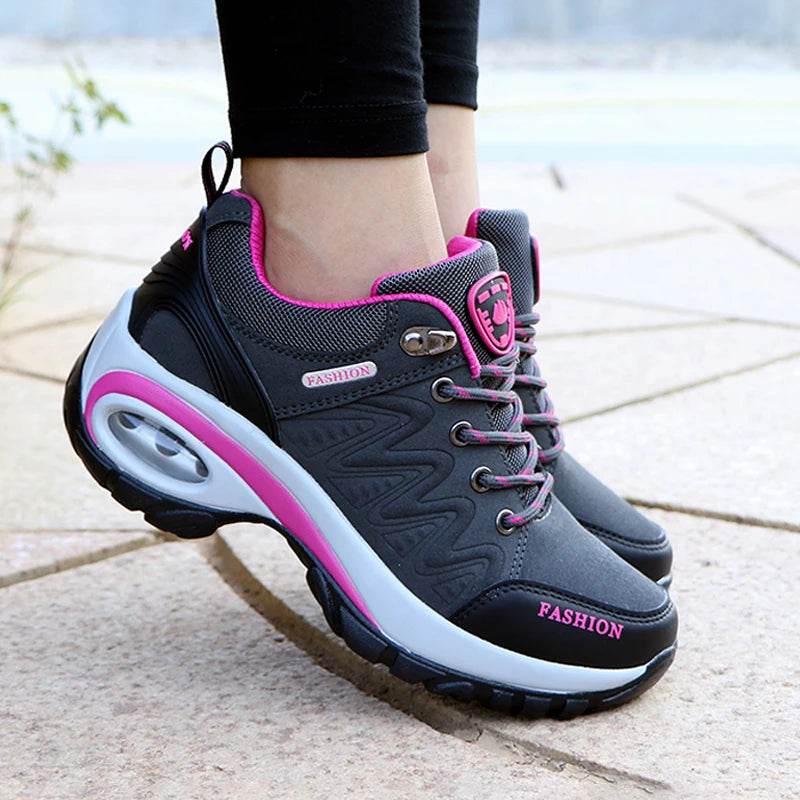 Stylish Platform Sneakers for Women: Comfortable, Breathable & Perfect for Walking - Stylemein