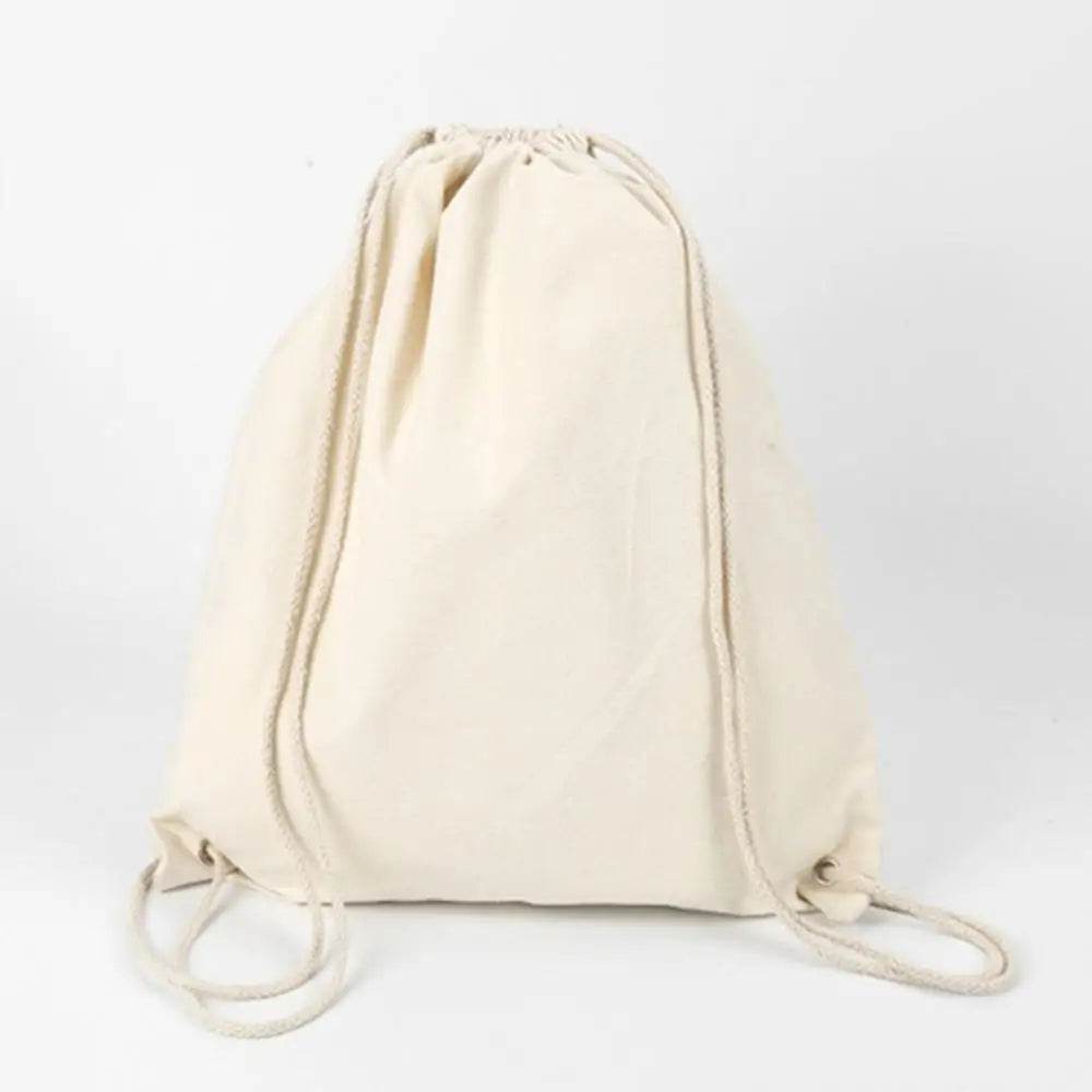 Canvas Backpack with Drawstring Closure: Versatile for Travel, Gym, & Everyday Use - Stylemein