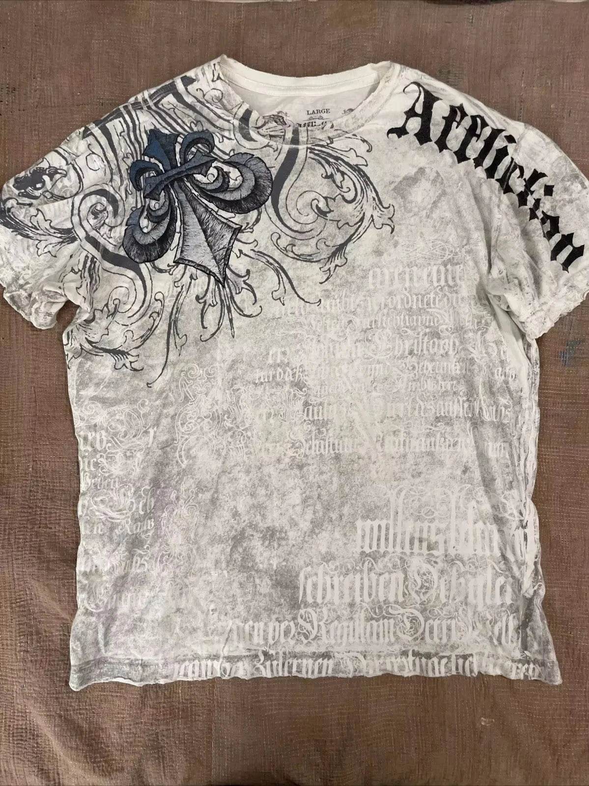 Oversized Vintage Graphic T-Shirt for Women – Edgy Punk Streetwear Tee with Bold Hip Hop Print - Stylemein