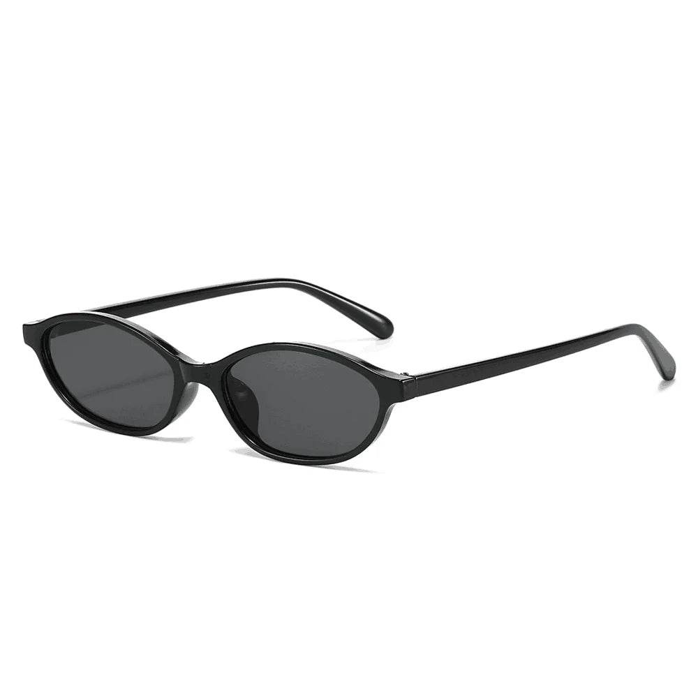 Stylemein - Women's Retro Leopard Print Oval Sunglasses – Small Frame Fashion Eyewear for Stylish Sun Protection