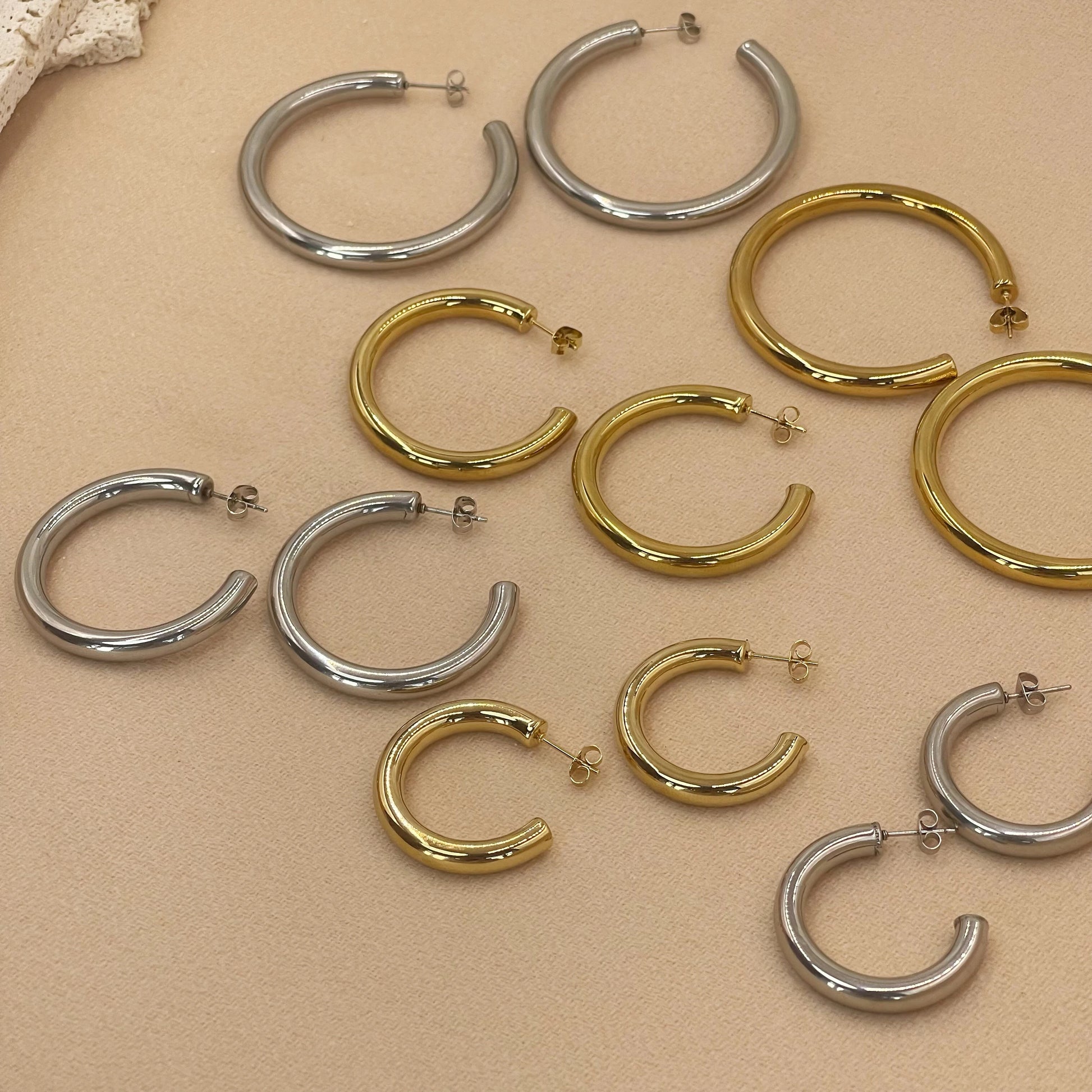 Large hoop jewelry for women

