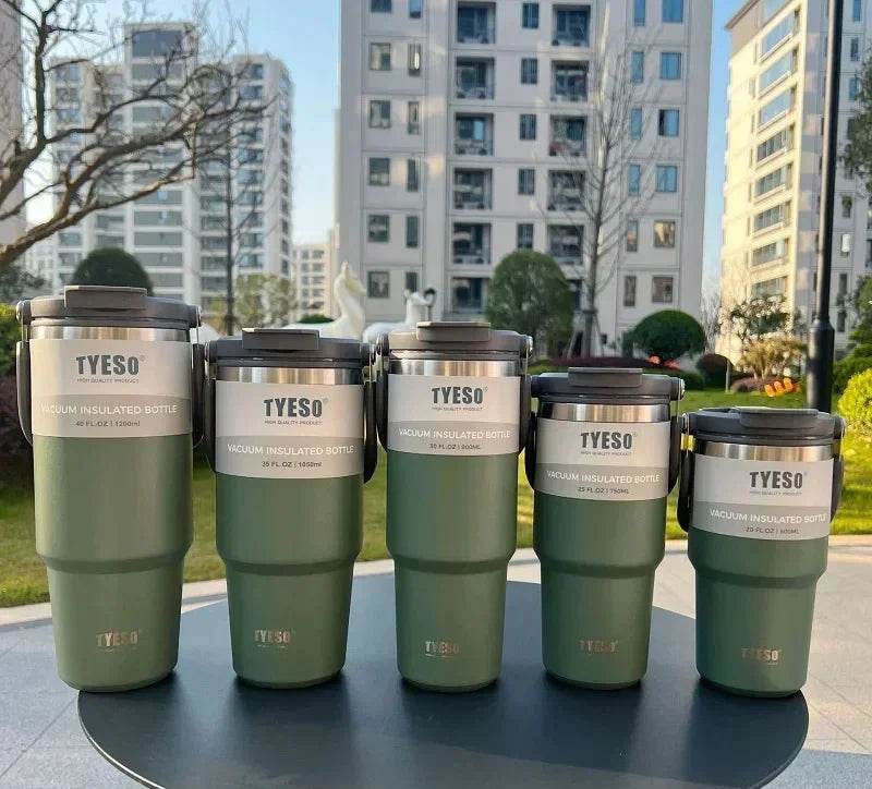 Double-Insulated Stainless Steel Travel Mug: Keep Drinks Hot or Cold On-the-Go - Stylemein