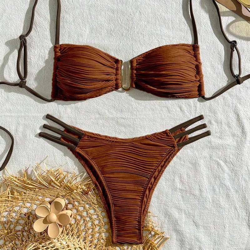 Sexy Push-Up Bikini Set: Brazilian Swimwear for Women - Stylemein