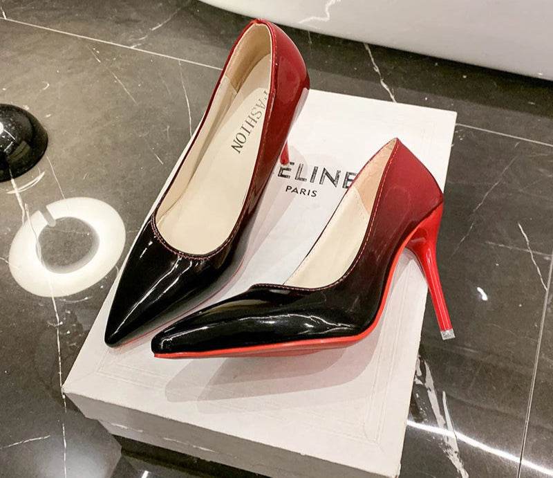 10cm Gradient Stiletto Heels – Pointed Toe Party Pumps for Women - Stylemein