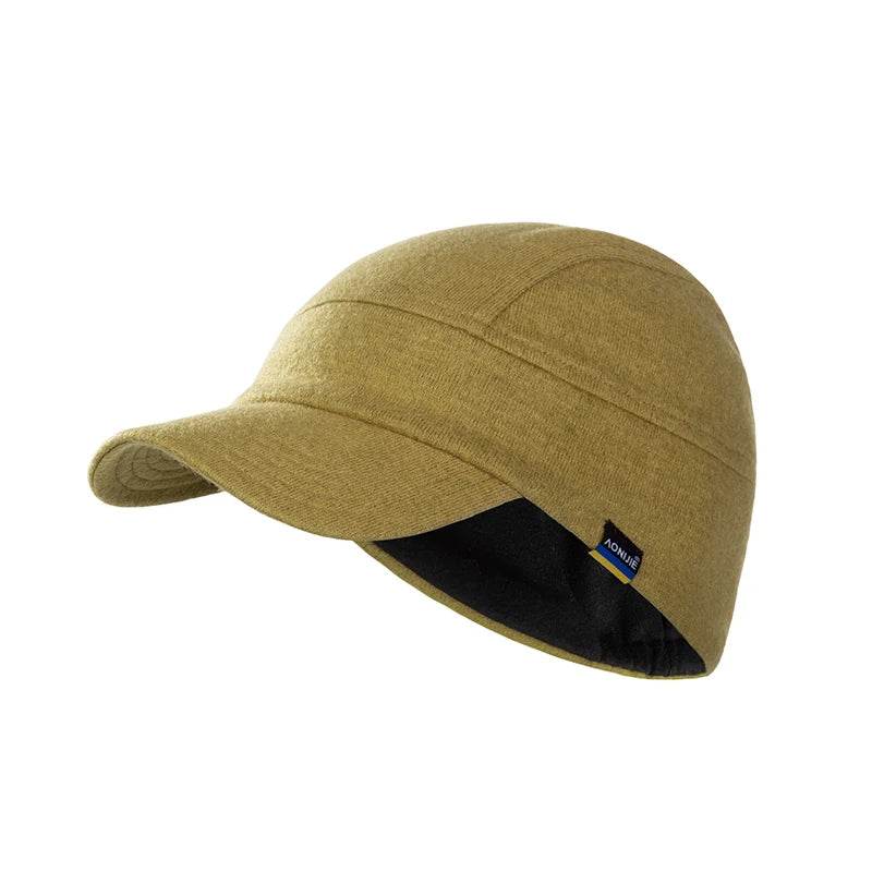 Warm Winter Ear Hat with Collapsible Brim: Ideal for Running & Outdoor Activities - Stylemein