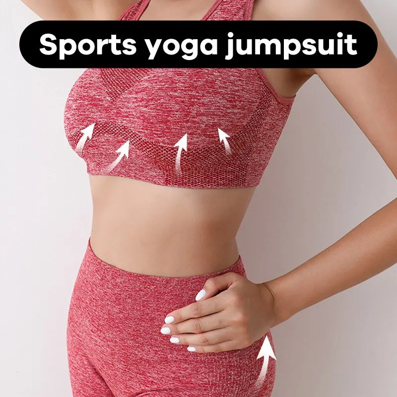 Breathable Push-Up Sports Bra – High Support for Running & Yoga