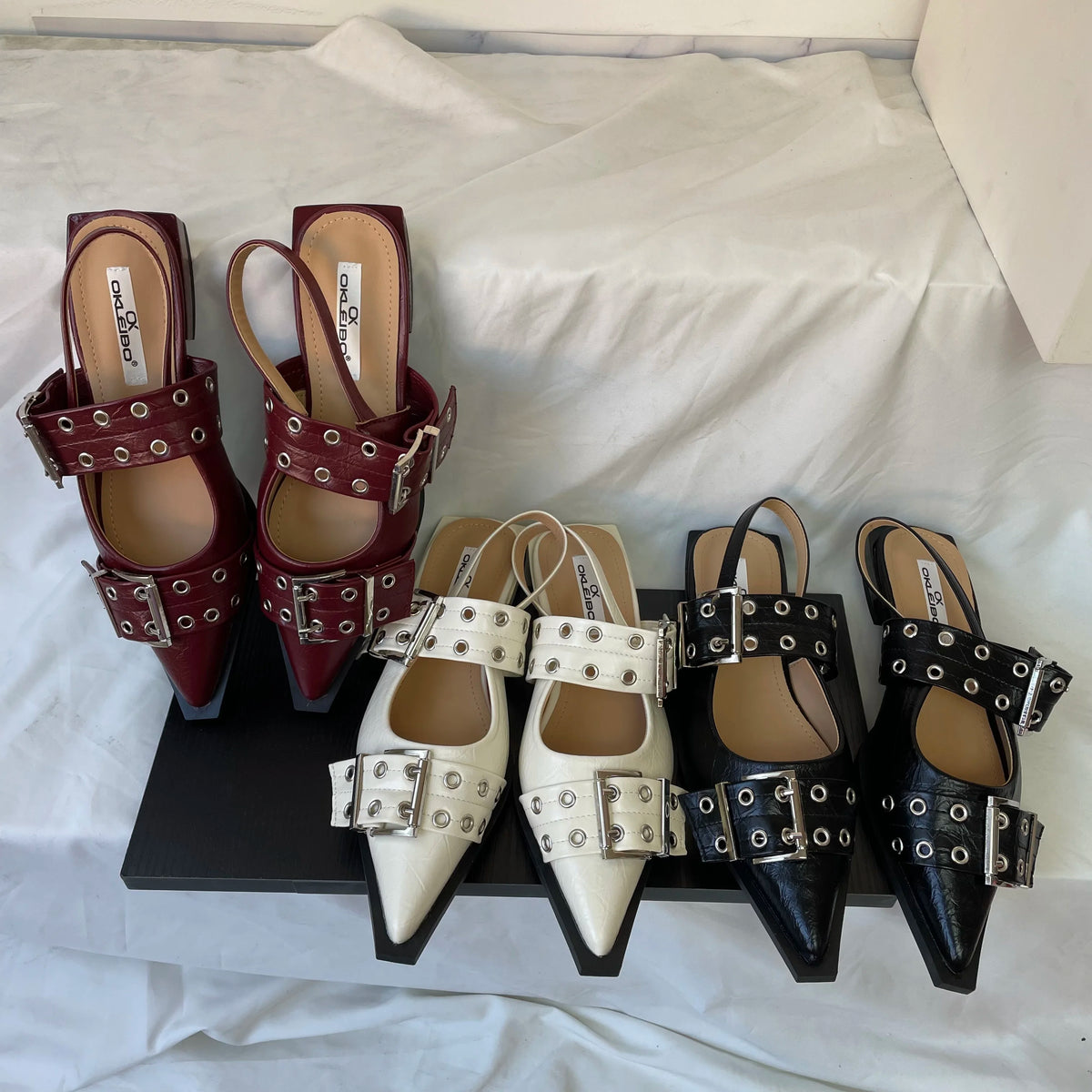 Women’s pointed toe slingback flats

