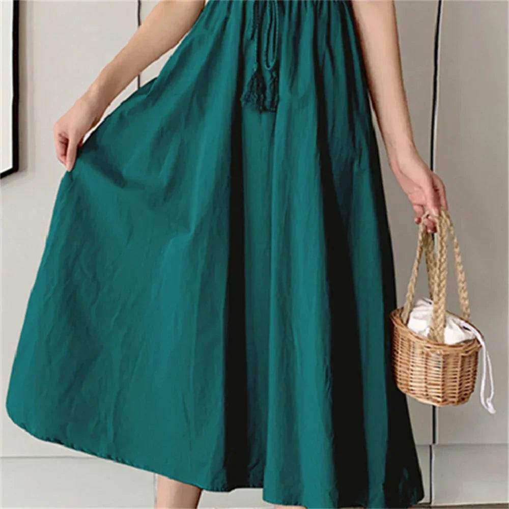 10-Color S-2XL Vintage Maxi Summer Dress for Women - Perfect for Evening and Beach - Stylemein