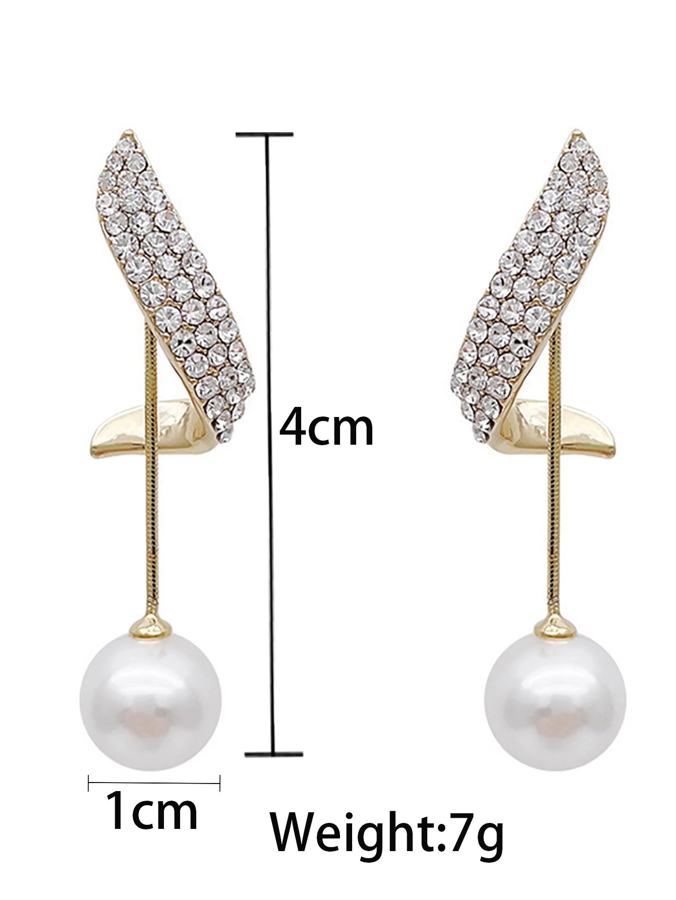 Women’s Pearl Tassel Earrings Set – Elegant Trendy Jewelry Gift
