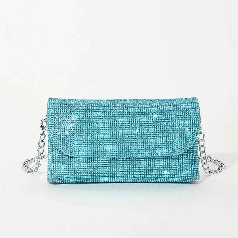 Sparkling Diamond Evening Clutch: Rhinestone Elegance for Women - Stylemein