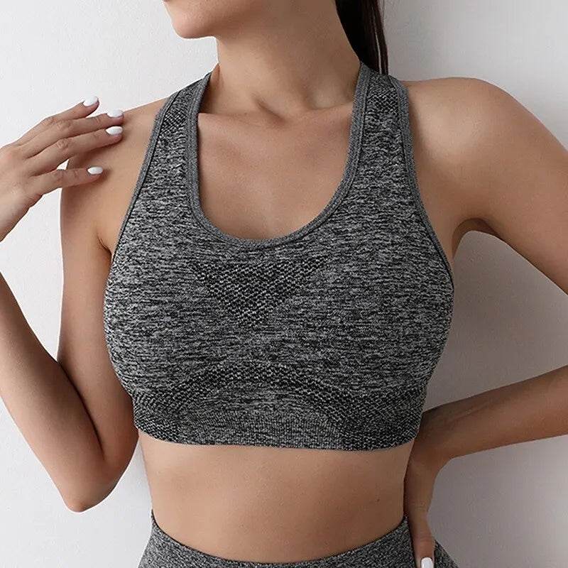 Breathable Push-Up Sports Bra – High Support for Running & Yoga - Stylemein