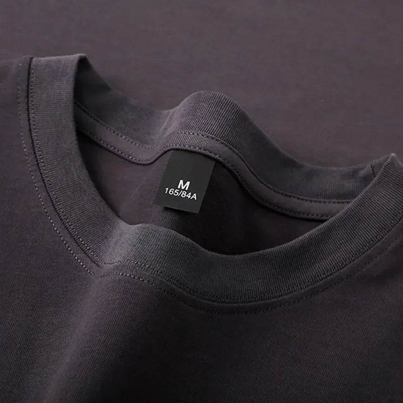 Oversized Heavyweight Cotton T-Shirt – Unisex Summer Tee - Stylemein