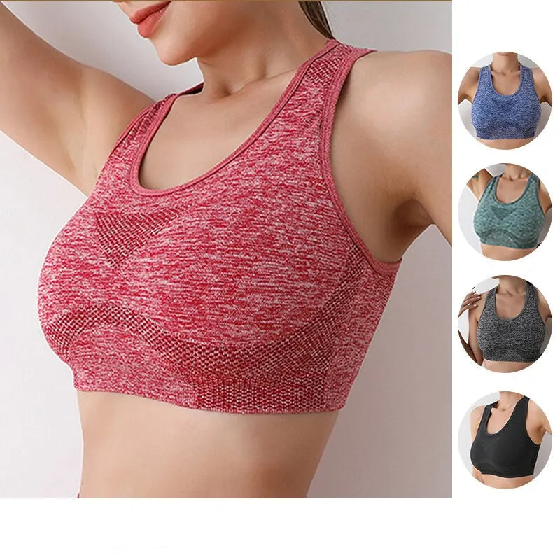 Women’s breathable push-up sports bra

