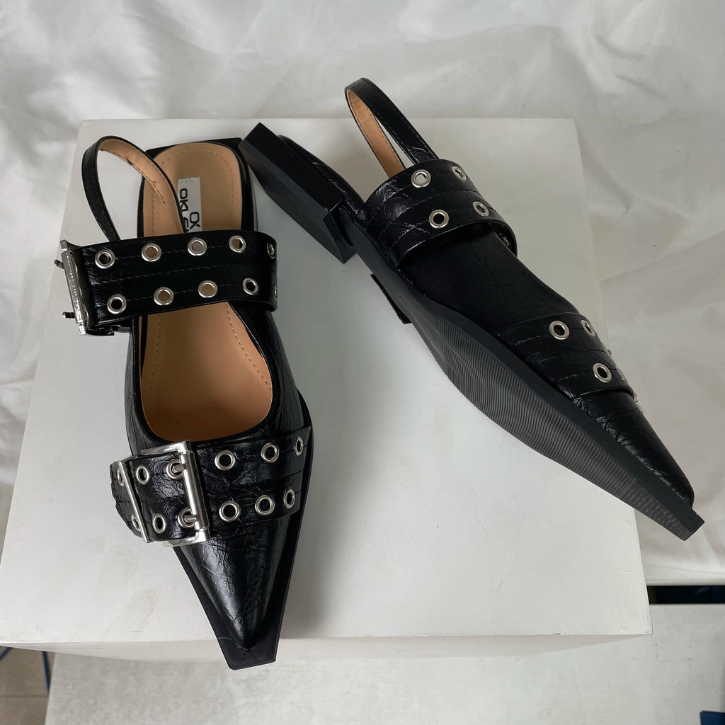 Elegant ladies flat shoes in big sizes

