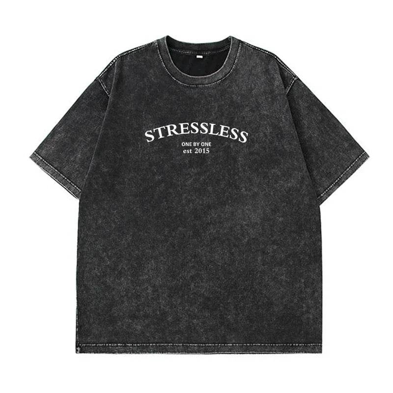 Fierce & Carefree - Vintage Oversized Graphic Tee with Multi Print for Ultimate Summer Vibes - Stylemein