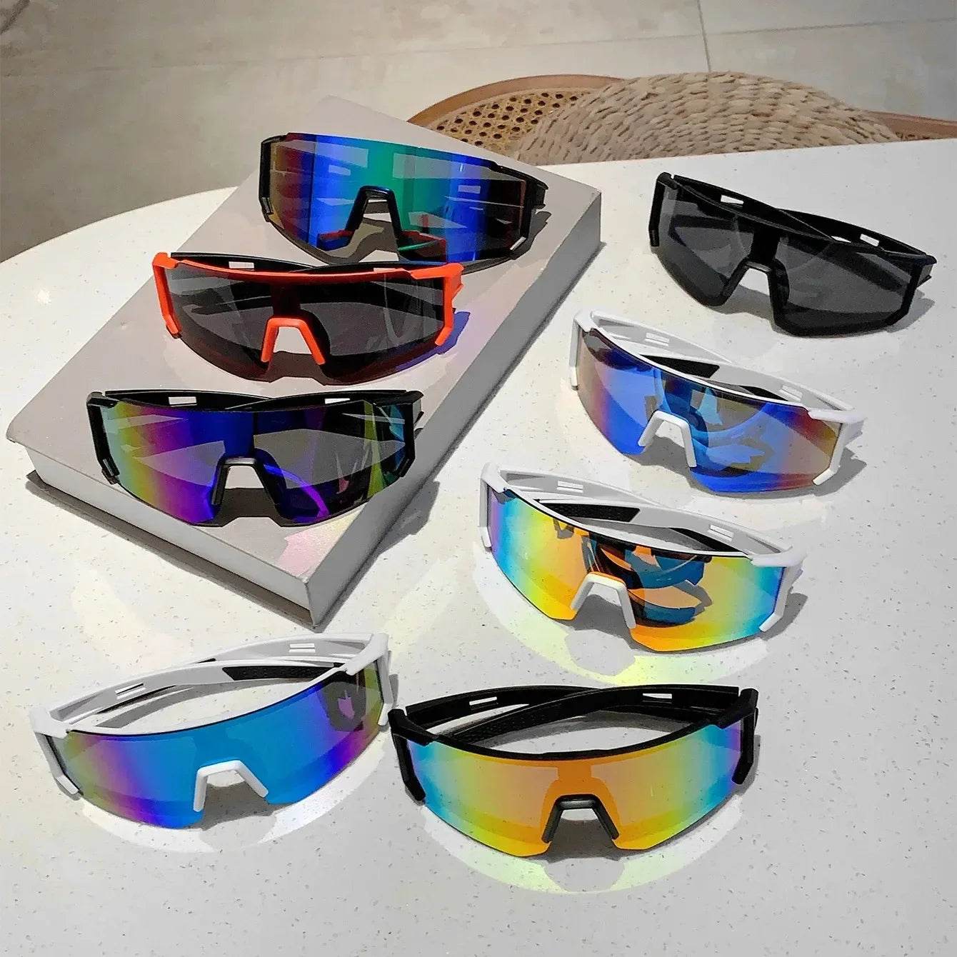 Stylemein - Windproof Sport Goggle Sunglasses – Unisex Vintage Punk Outdoor Eyewear for Skiing and Sun Protection