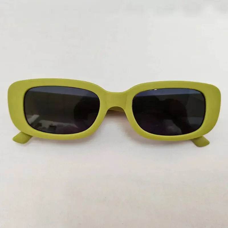 Stylemein - Vintage Small Rectangle Sunglasses – Retro Square Eyewear for Women with Anti-Glare UV Protection