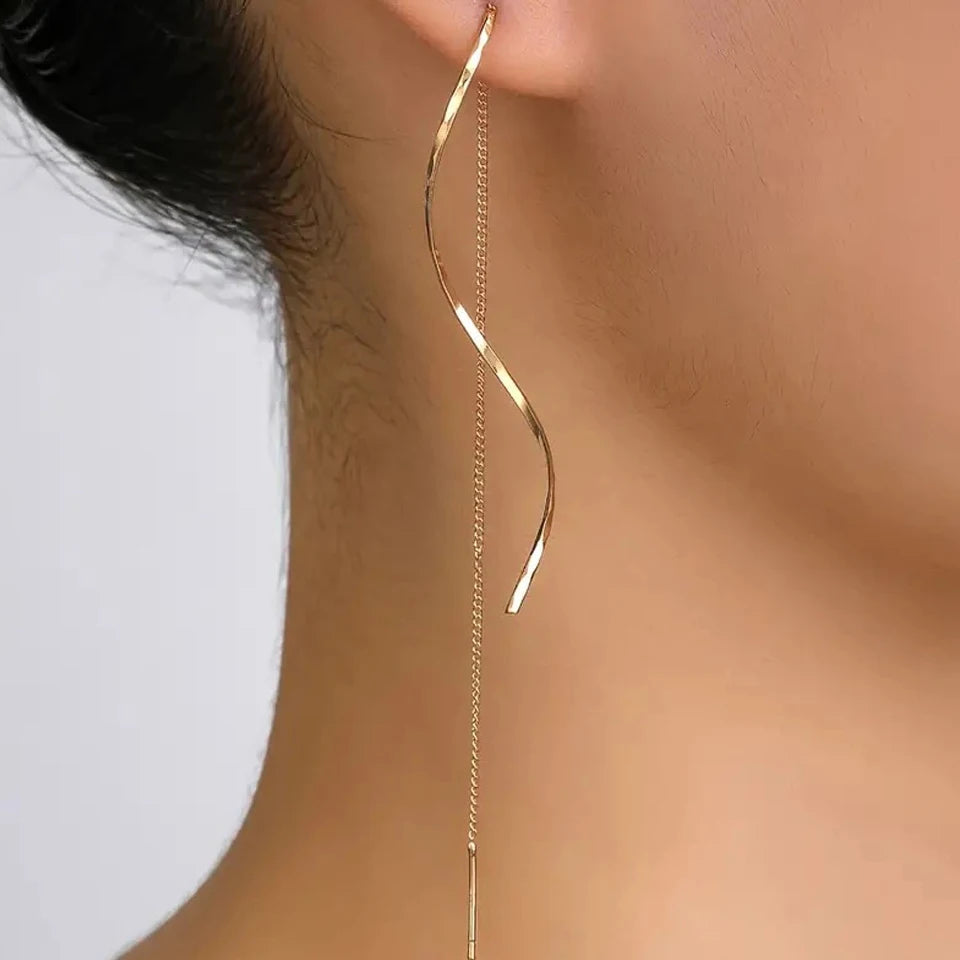 Long tassel earrings

