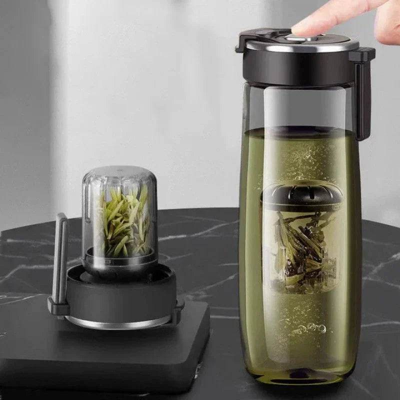 Magnetic Teacup with Tritan Water Bottle: Summer Travel Essentials - Stylemein