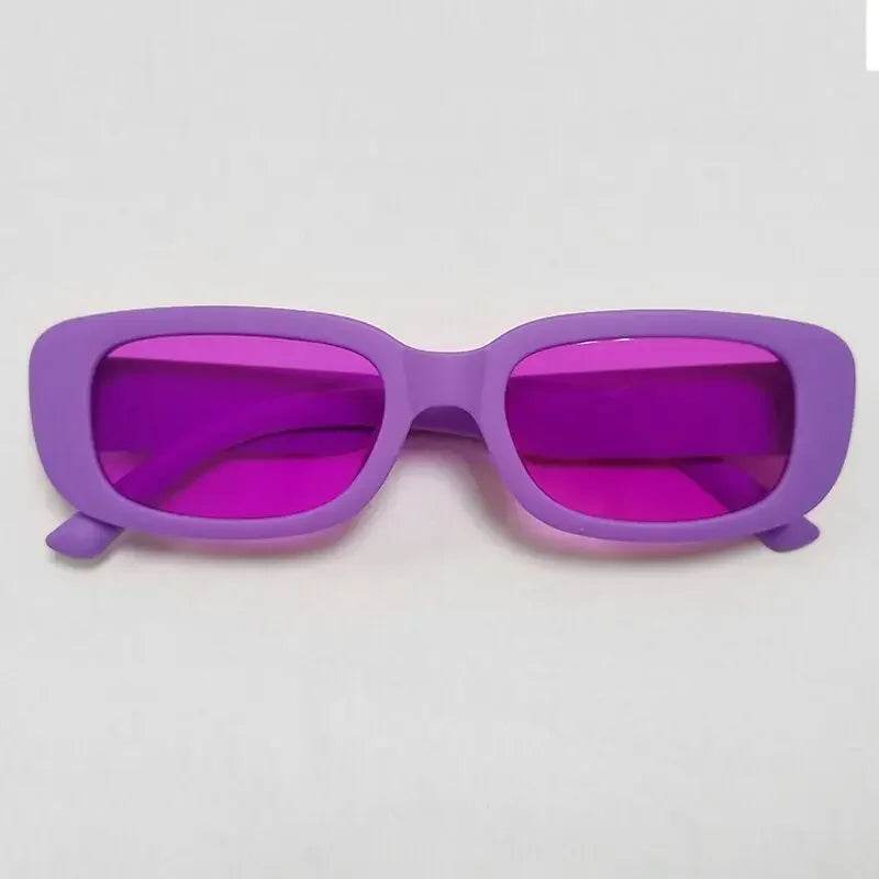 Stylemein - Vintage Small Rectangle Sunglasses – Retro Square Eyewear for Women with Anti-Glare UV Protection