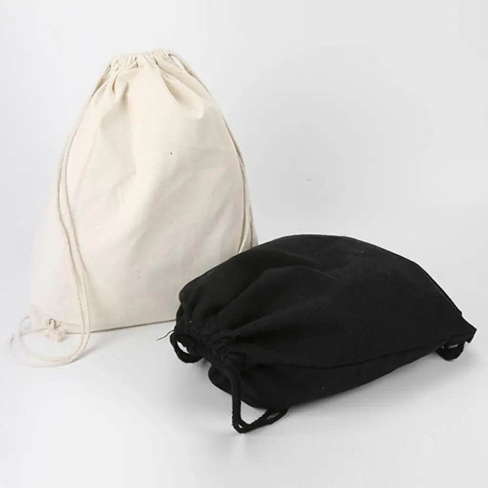 Canvas Backpack with Drawstring Closure: Versatile for Travel, Gym, & Everyday Use - Stylemein