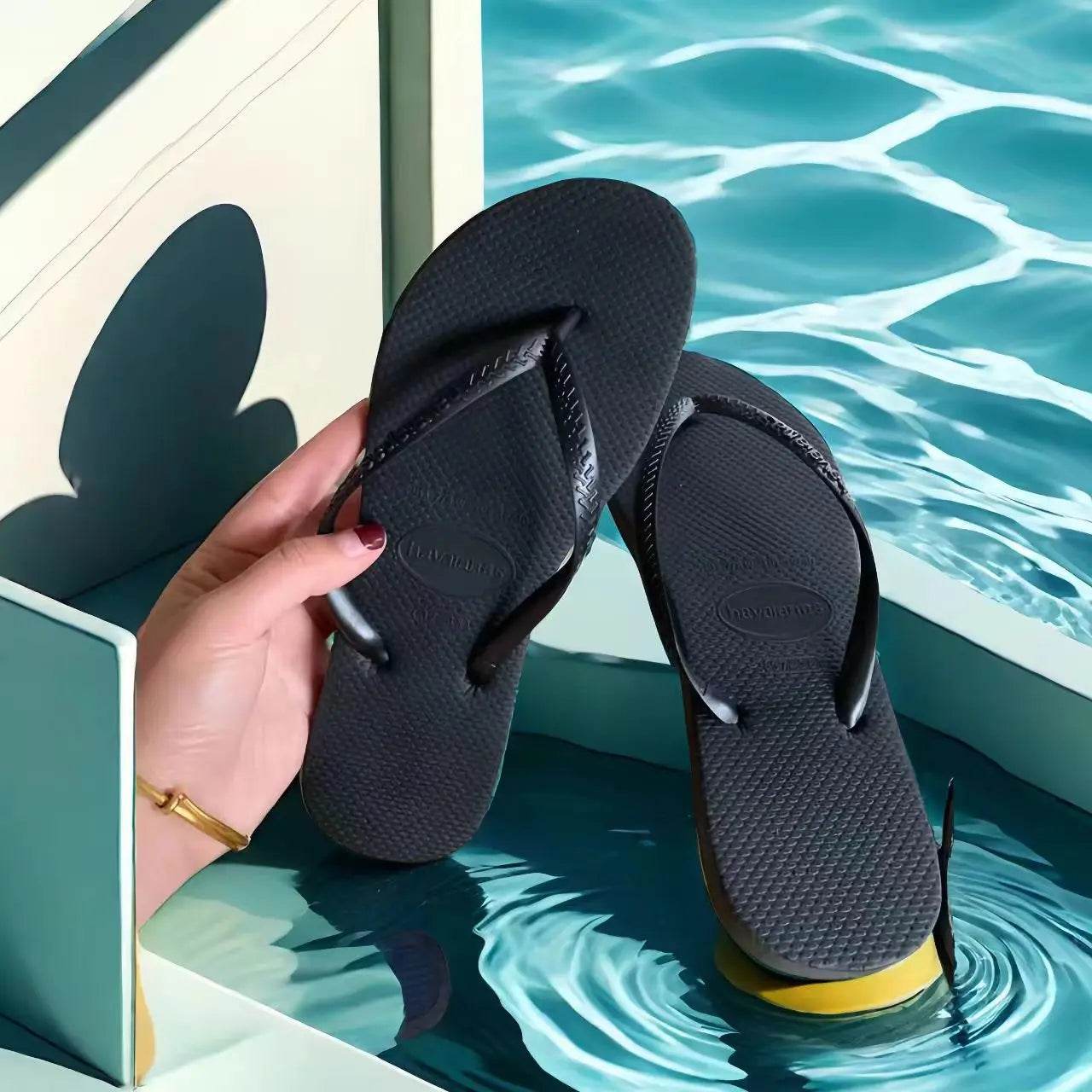 Women’s Outdoor Flip-Flops – Lightweight Beach Travel Slippers - Stylemein