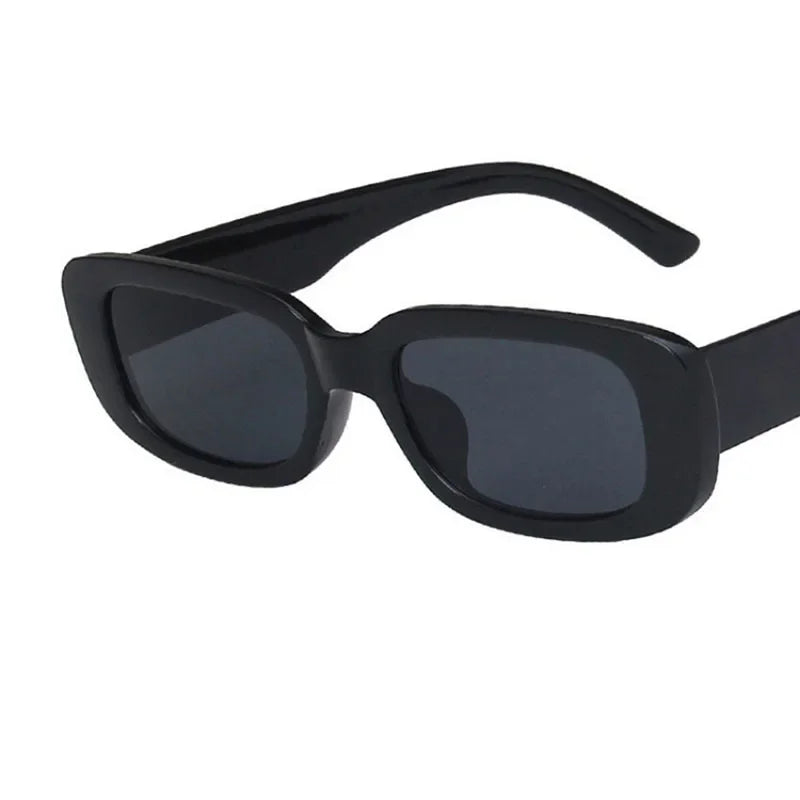 Vintage Small Rectangle Sunglasses – Retro Square Eyewear for Women with Anti-Glare UV Protection