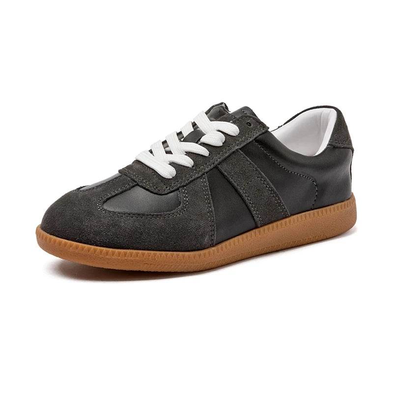 Genuine Leather Women's Training Shoes: Stylish Comfort for Everyday - Stylemein