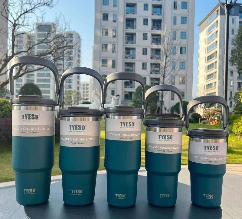 Double-Insulated Stainless Steel Travel Mug: Keep Drinks Hot or Cold On-the-Go - Stylemein