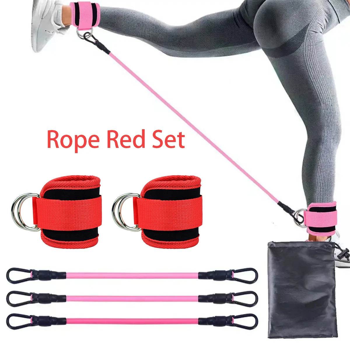 Ankle Strap Resistance Bands – Leg & Glute Workout Bands - Stylemein