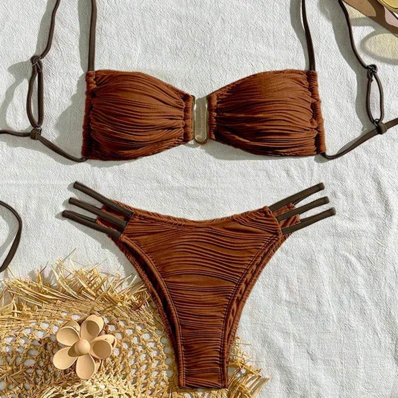 Sexy Push-Up Bikini Set: Brazilian Swimwear for Women - Stylemein