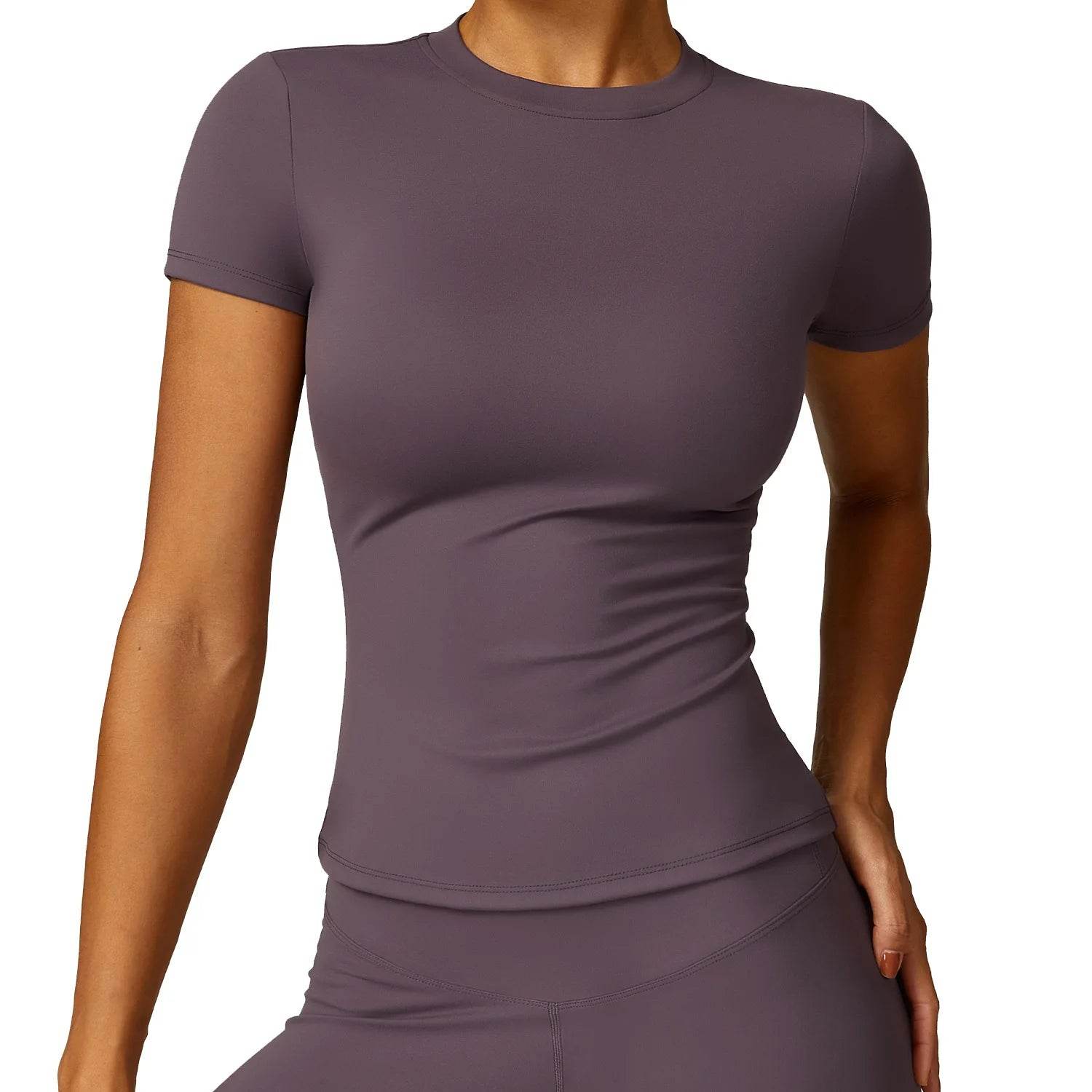 Breathable Slim Fit Sports T-Shirt – Women’s Active Gym Tee - Stylemein