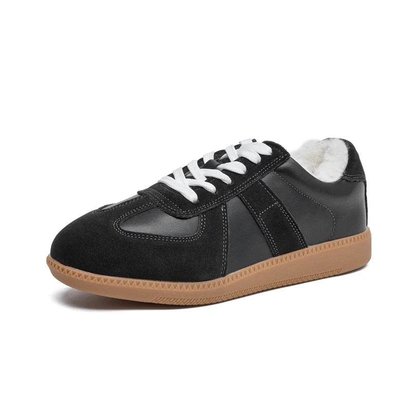 Genuine Leather Women's Training Shoes: Stylish Comfort for Everyday - Stylemein