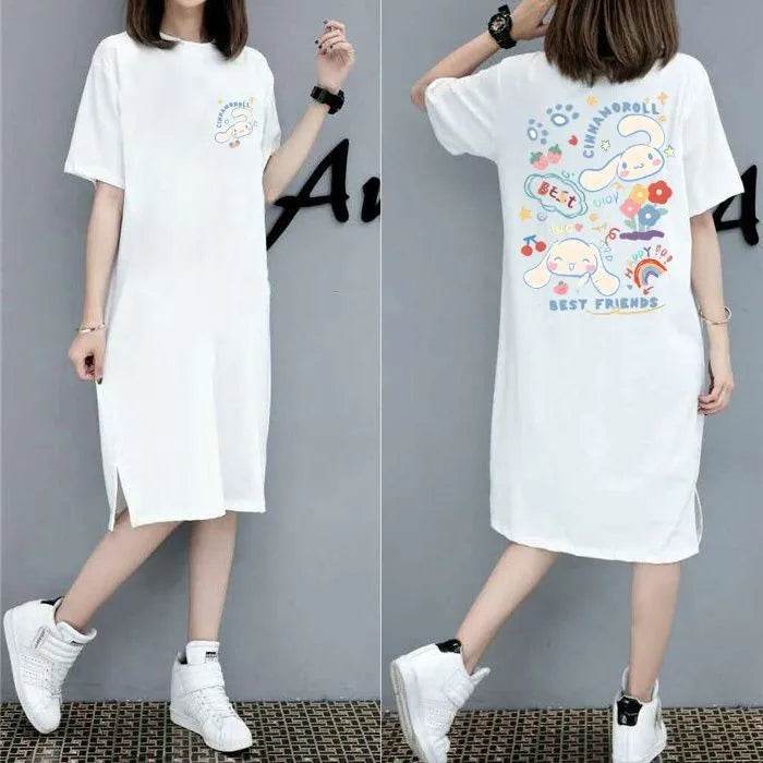 Stylemein - Women’s Plus Size Pullover Dress – Korean Style Summer Casual Outfit