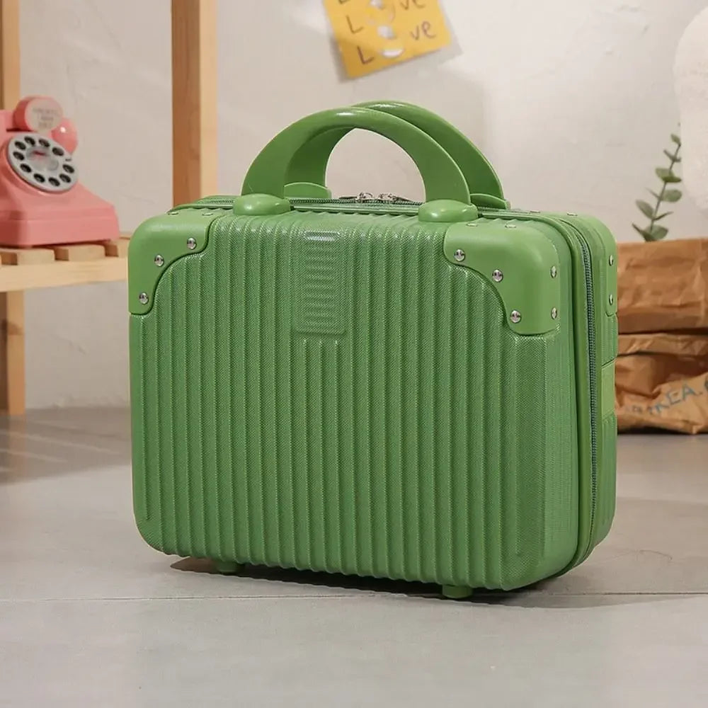 Mini Travel Suitcase 14" – Hard Shell Makeup & Cosmetic Case