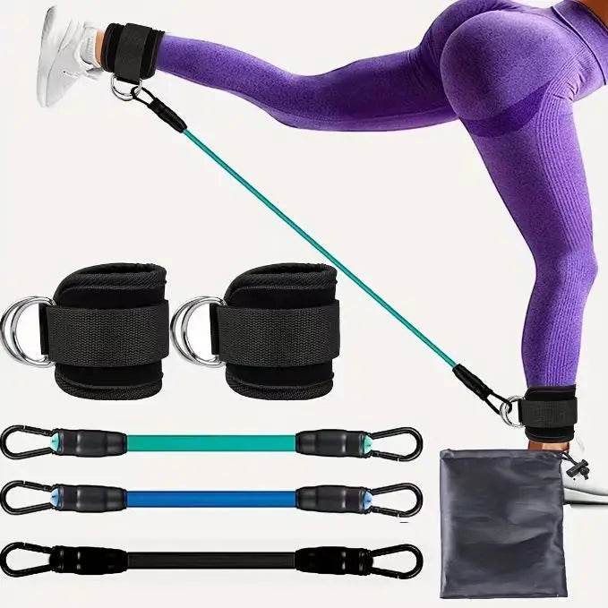 Ankle Strap Resistance Bands – Leg & Glute Workout Bands - Stylemein