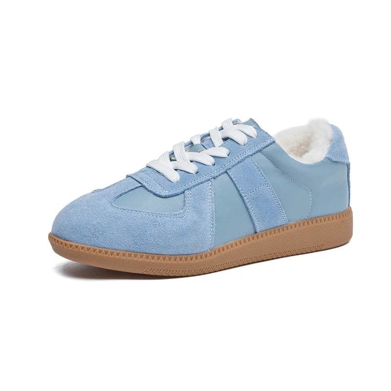Genuine Leather Women's Training Shoes: Stylish Comfort for Everyday - Stylemein