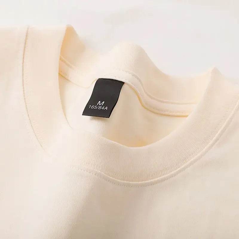 Oversized Heavyweight Cotton T-Shirt – Unisex Summer Tee - Stylemein