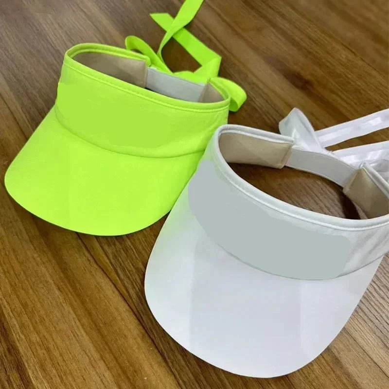 Stylish Golf Sun Visor with Letter Print: Adjustable & Breathable - Stylemein