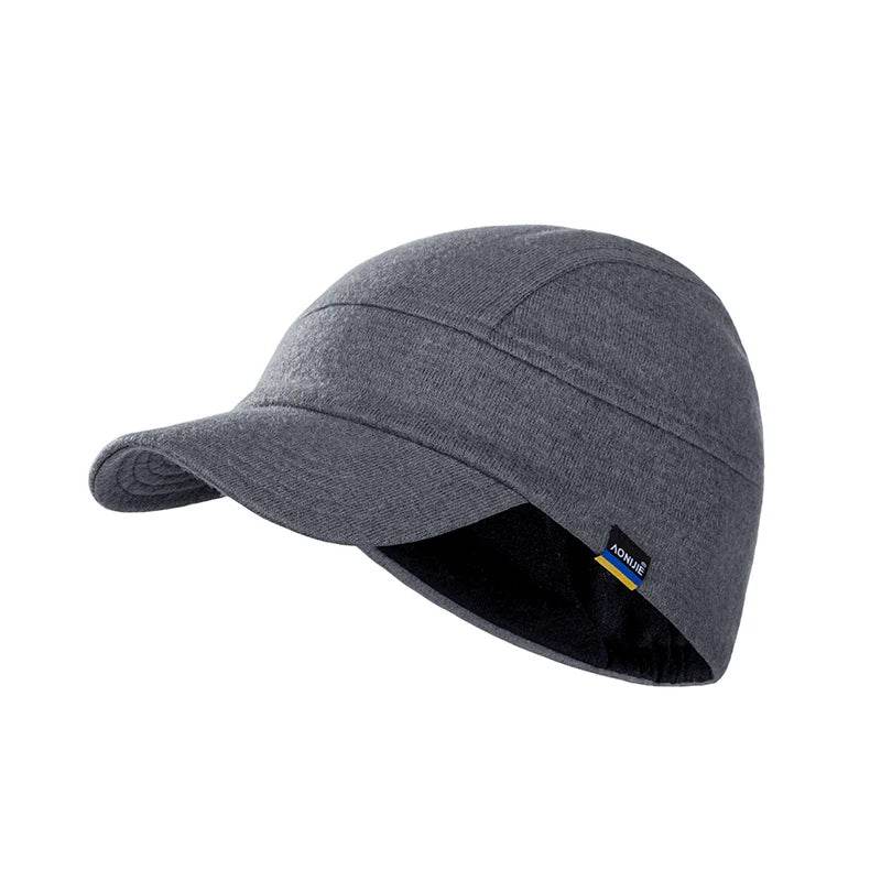 Warm Winter Ear Hat with Collapsible Brim: Ideal for Running & Outdoor Activities - Stylemein