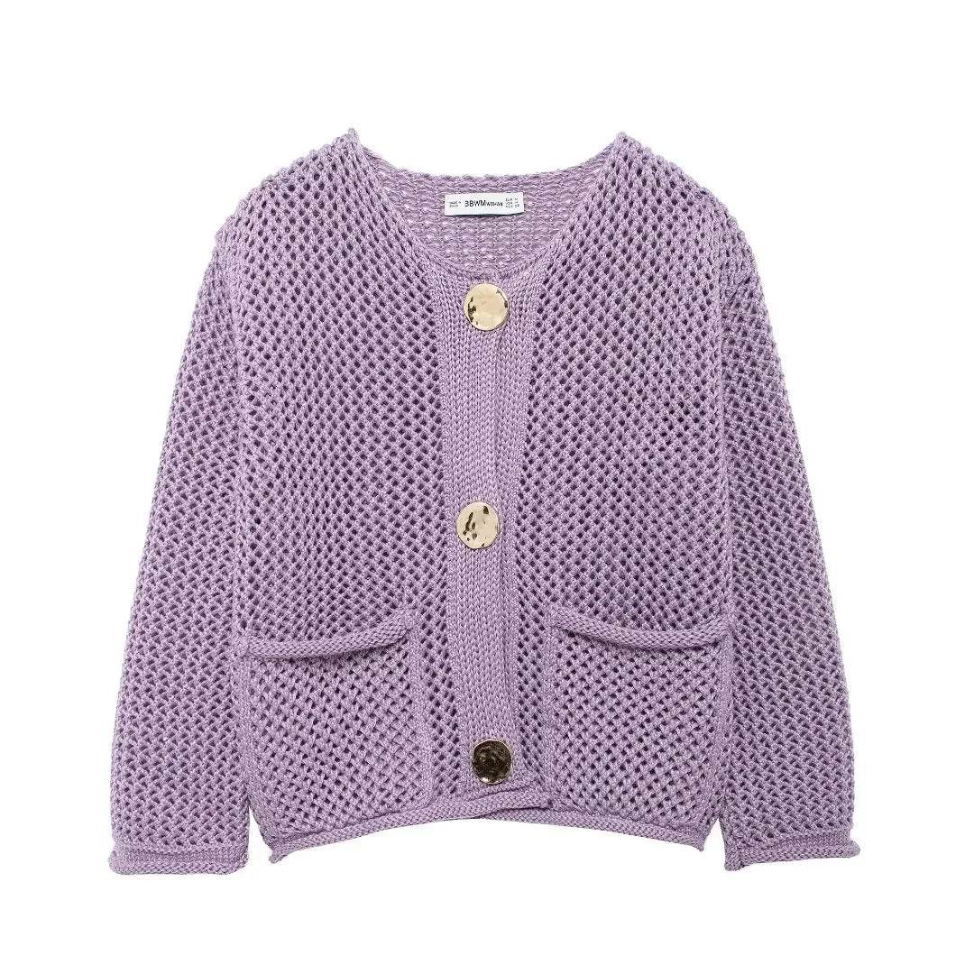 Stylemein - Women’s Knitted Cardigan – Loose Button Long Sleeve Autumn Winter Sweater