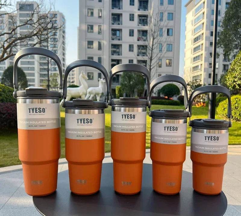 Double-Insulated Stainless Steel Travel Mug: Keep Drinks Hot or Cold On-the-Go - Stylemein