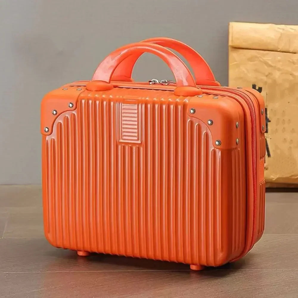 Mini Travel Suitcase 14" – Hard Shell Makeup & Cosmetic Case