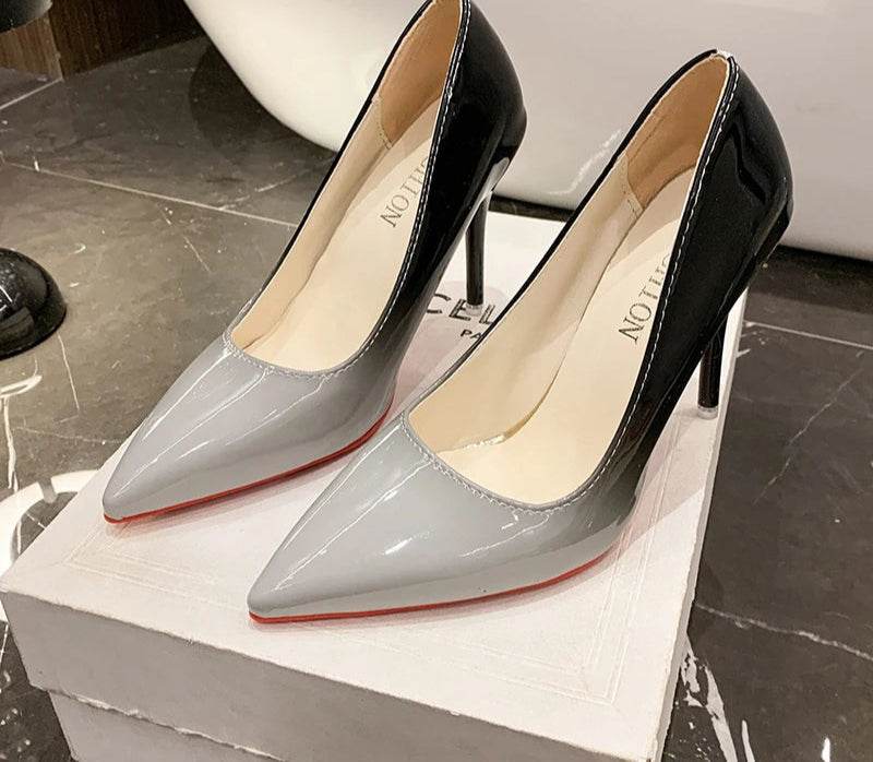 10cm Gradient Stiletto Heels – Pointed Toe Party Pumps for Women - Stylemein
